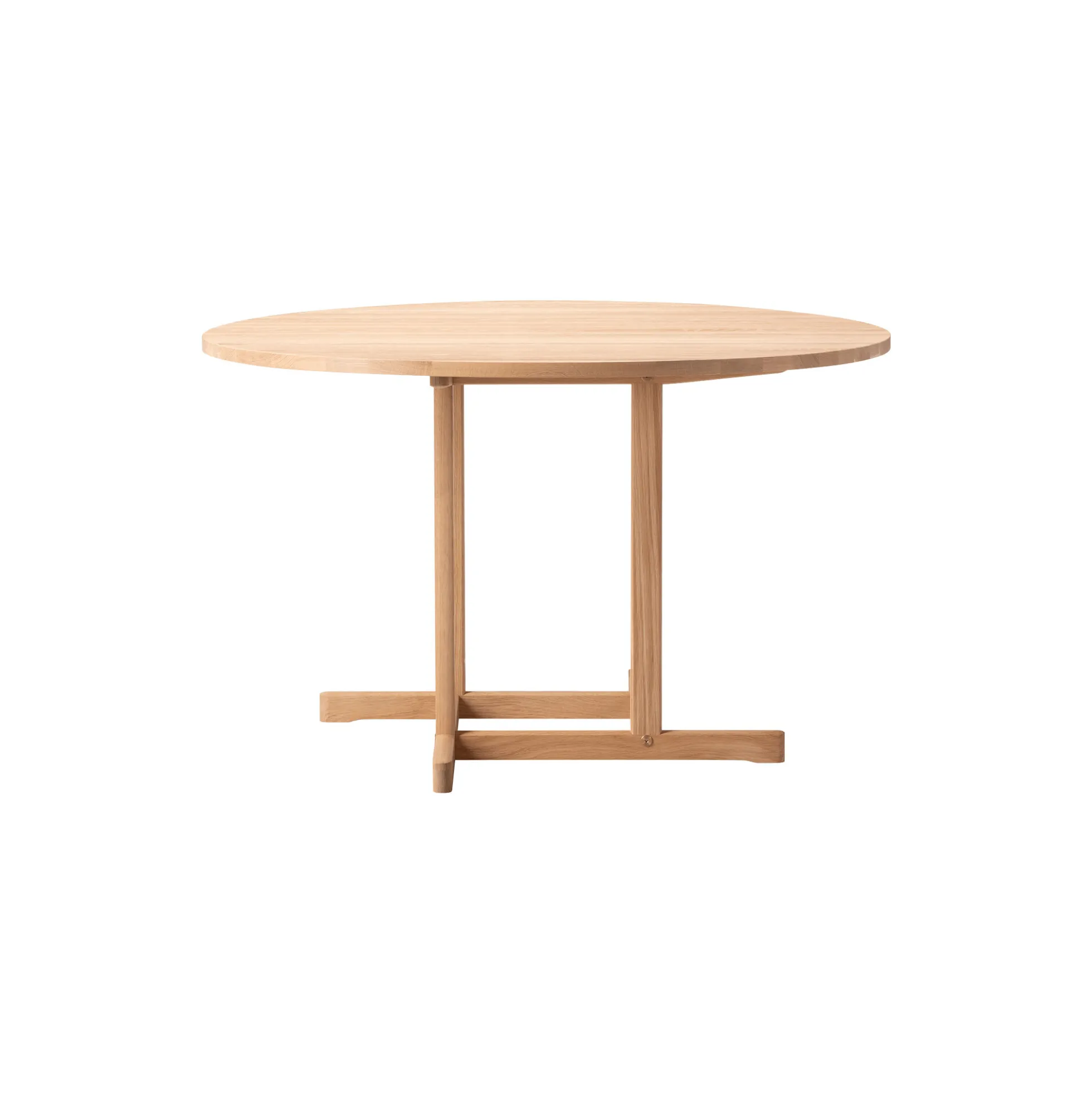 BM80 Mogensen Shaker Table Ø 120 cm, lysolieret eg