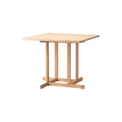 BM80 Mogensen Shaker Table 90x90 cm, lysolieret eg