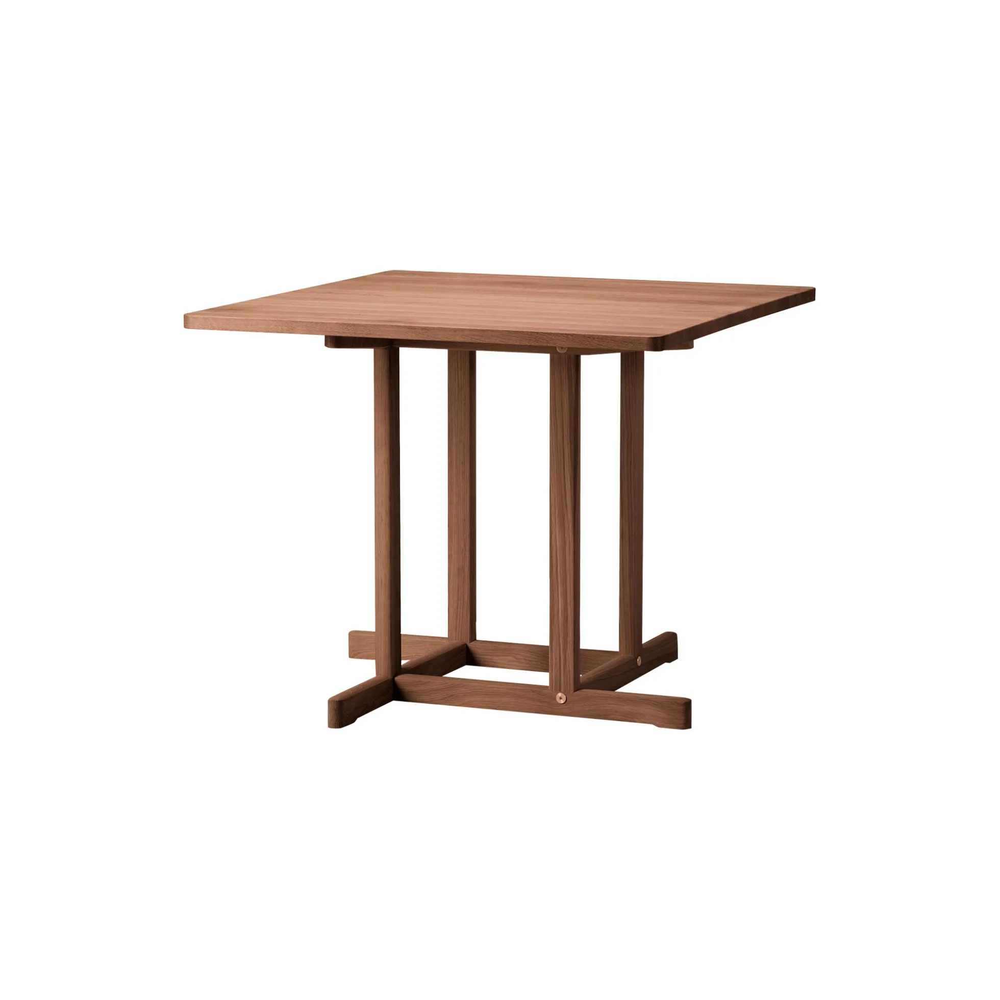 BM80 Mogensen Shaker Table 90x90 cm, olieret røget eg