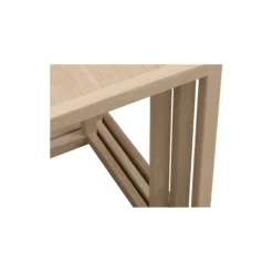 BM375 Nesting Tables, light oiled oak