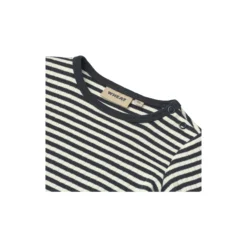 Body L/S Berti, navy rib stripe