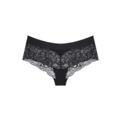 Body Make-Up Illusion Lace Shorty Briefs, black