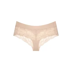 Body Make-Up Illusion Lace Shorty Briefs, nude beige