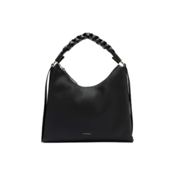 Boheme Grana Double Handbag, noir/cuir