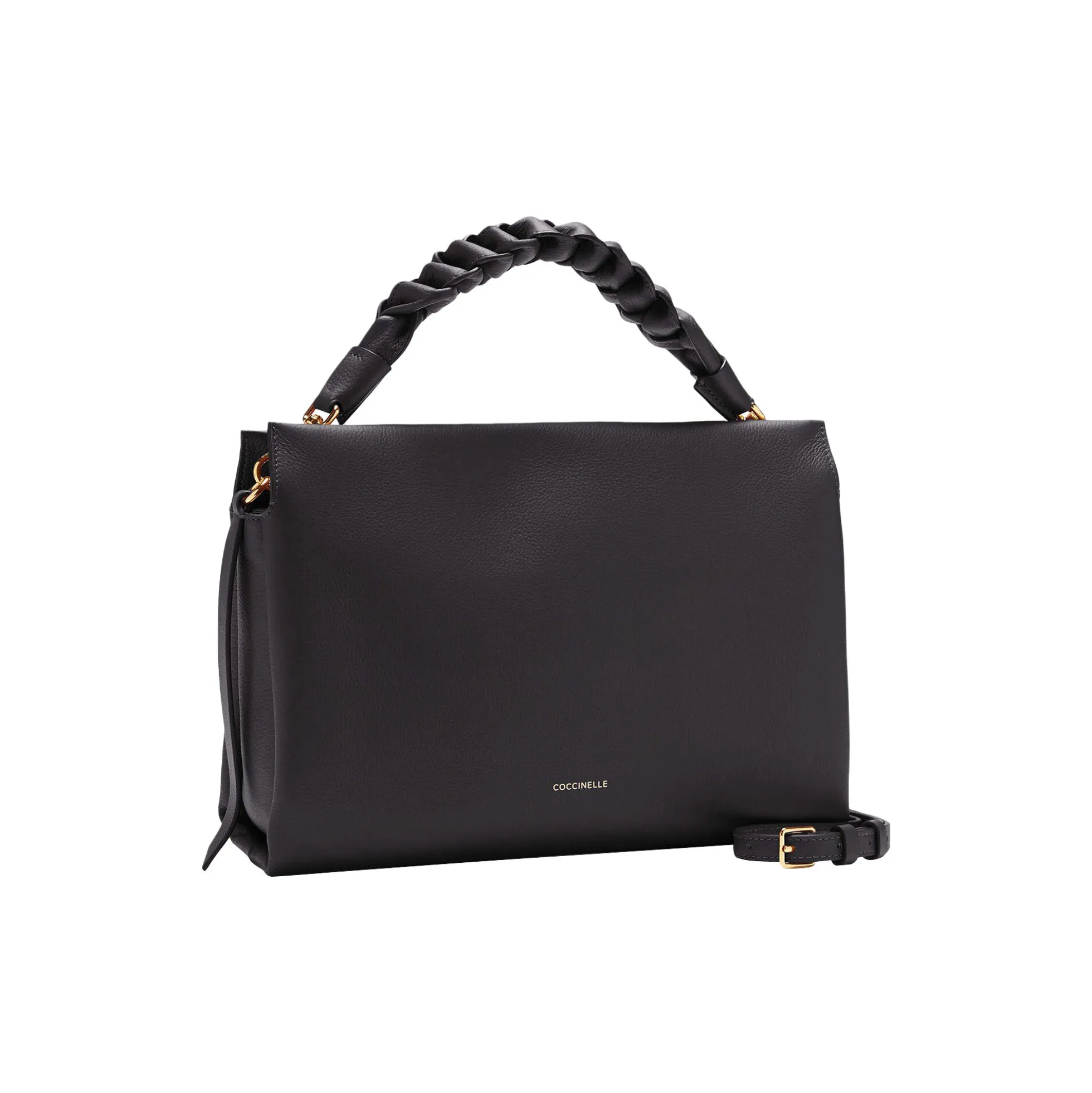 Boheme Grana Double Handbag, noir/cuir