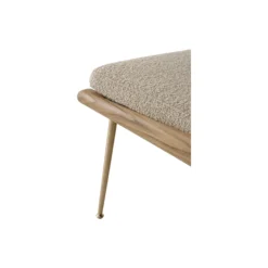 Boomerang HM1 loungestol, Karakorum 003/messing/sæbebehandlet eg