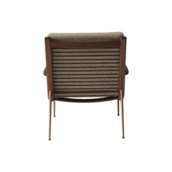 Boomerang HM2 loungestol, olieret valnød/beige