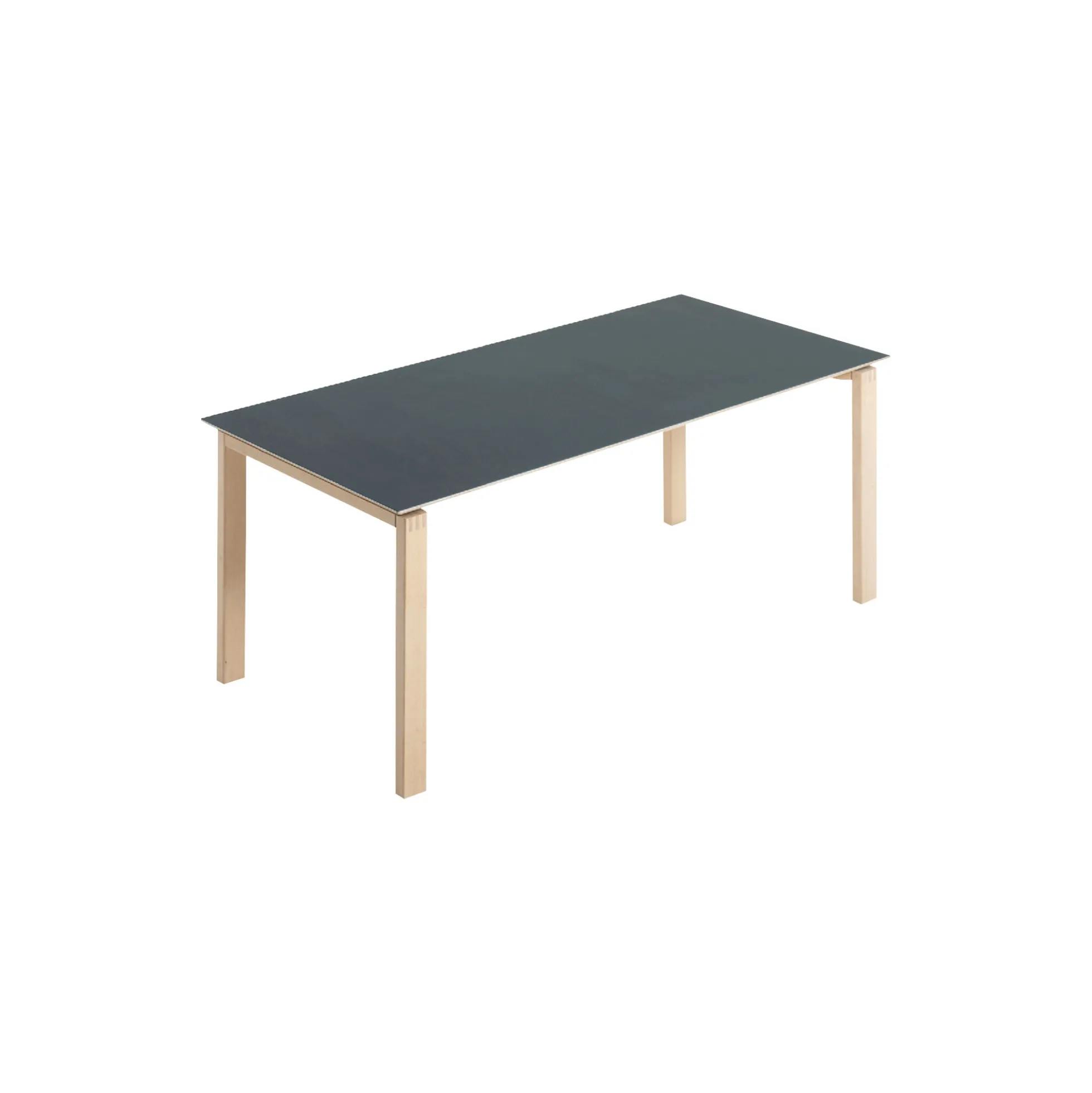 BPS175 Table, untreated oak/4166 charcoal