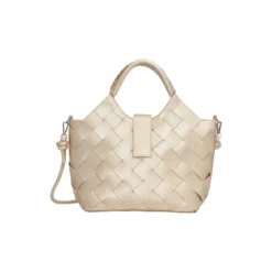 Braided Handbag, platin