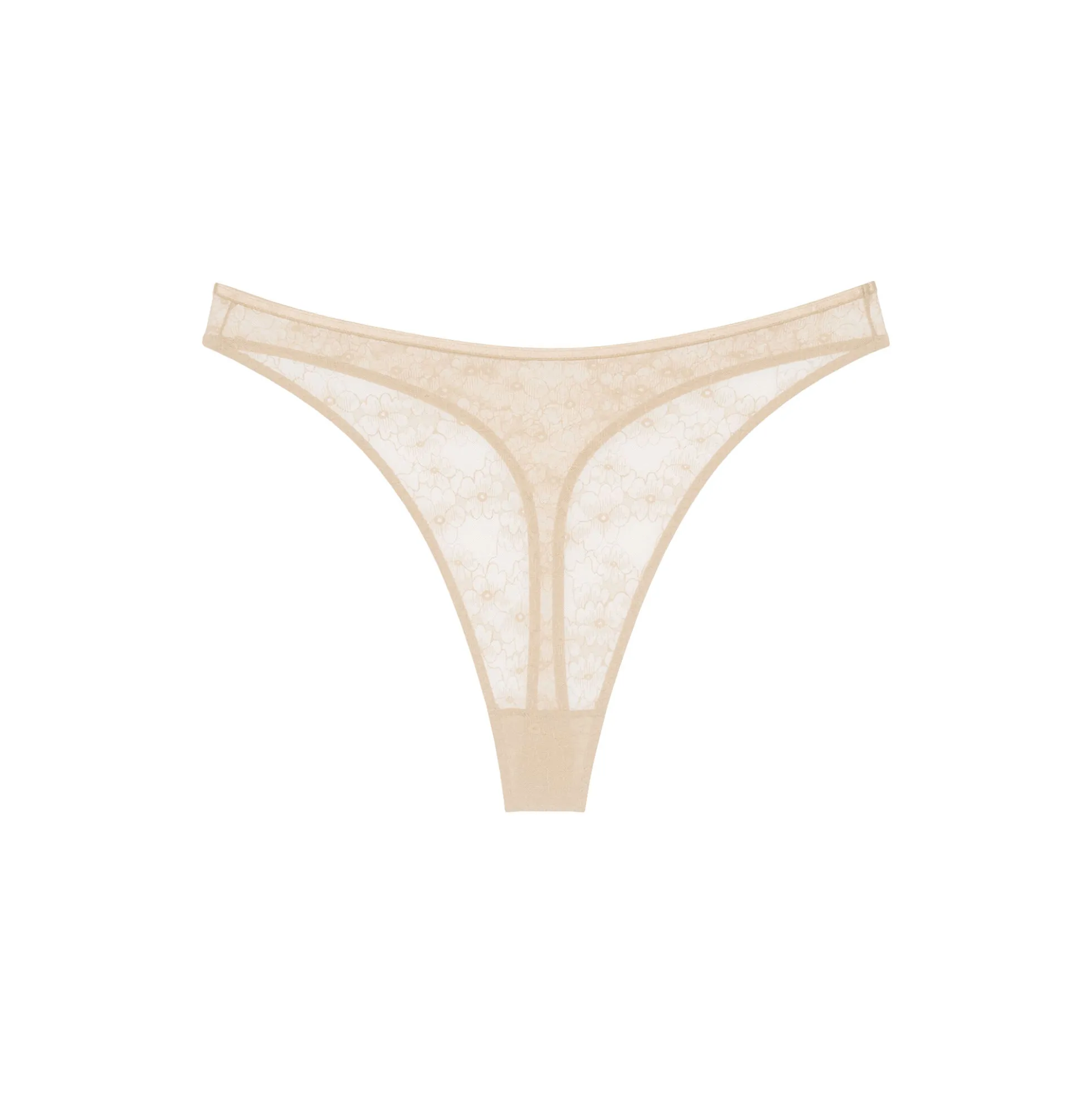 Bright Spotlight High Leg string, creamy dream