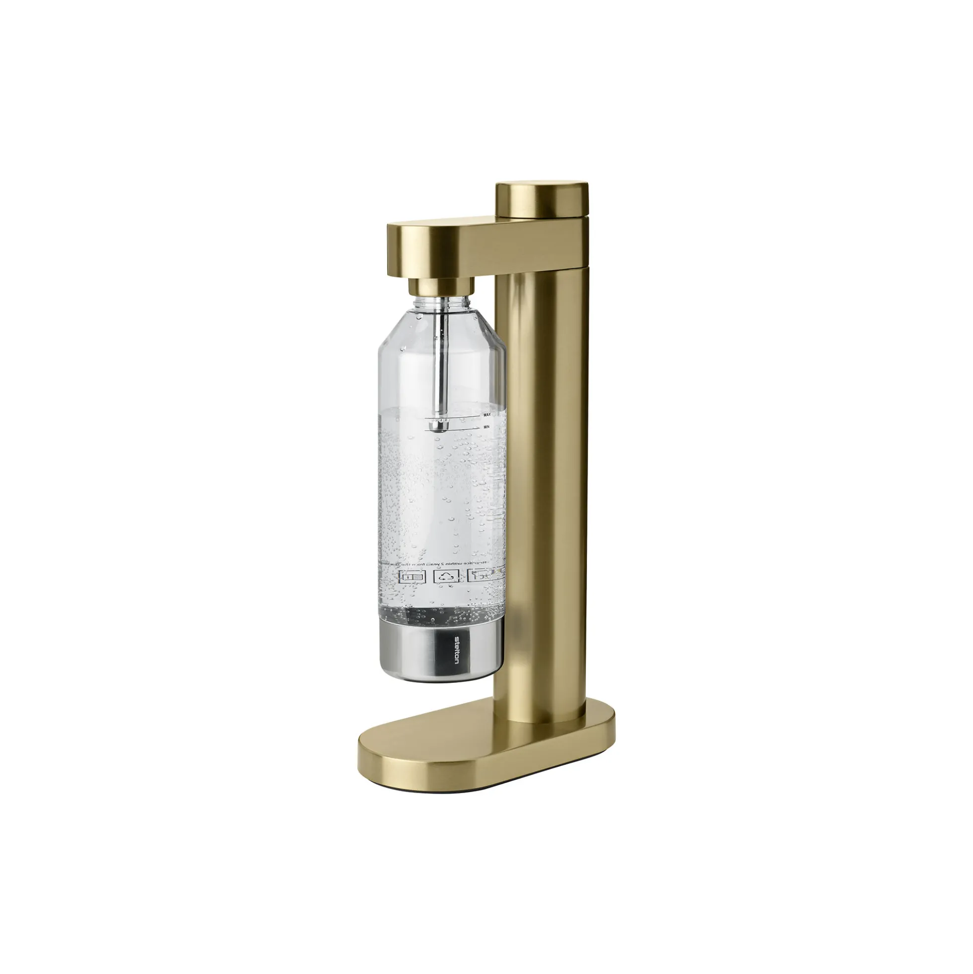 Brus kulsyremaskine, brushed brass