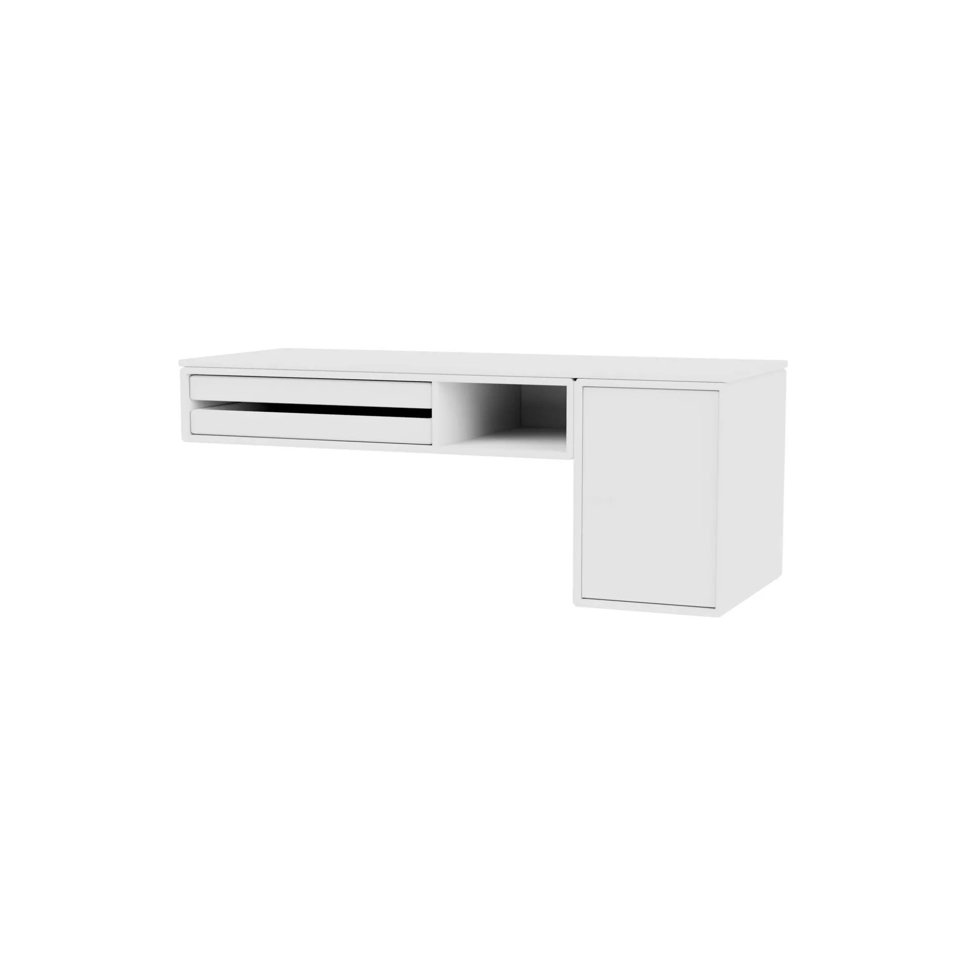 BUREAU skrivebord, 101 new white