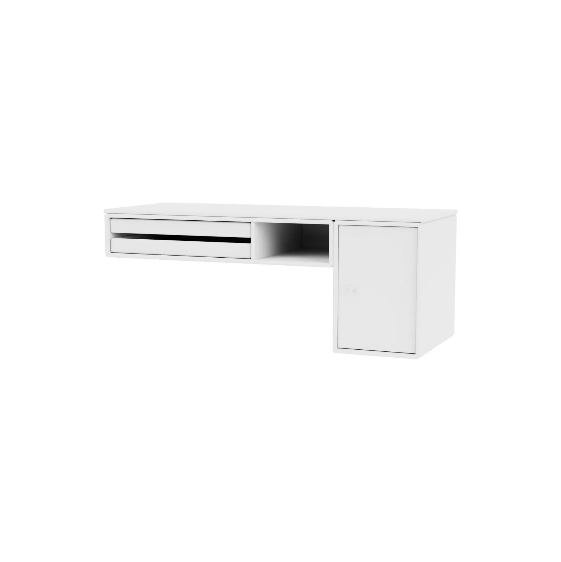 BUREAU skrivebord, 38 snow