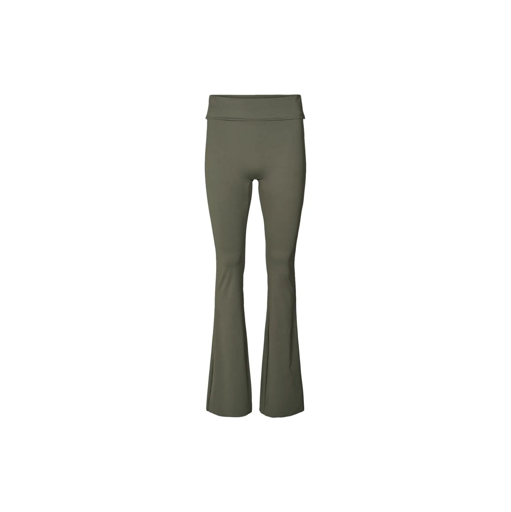 Butter Soft Flare Tights All day, charcoal olive
