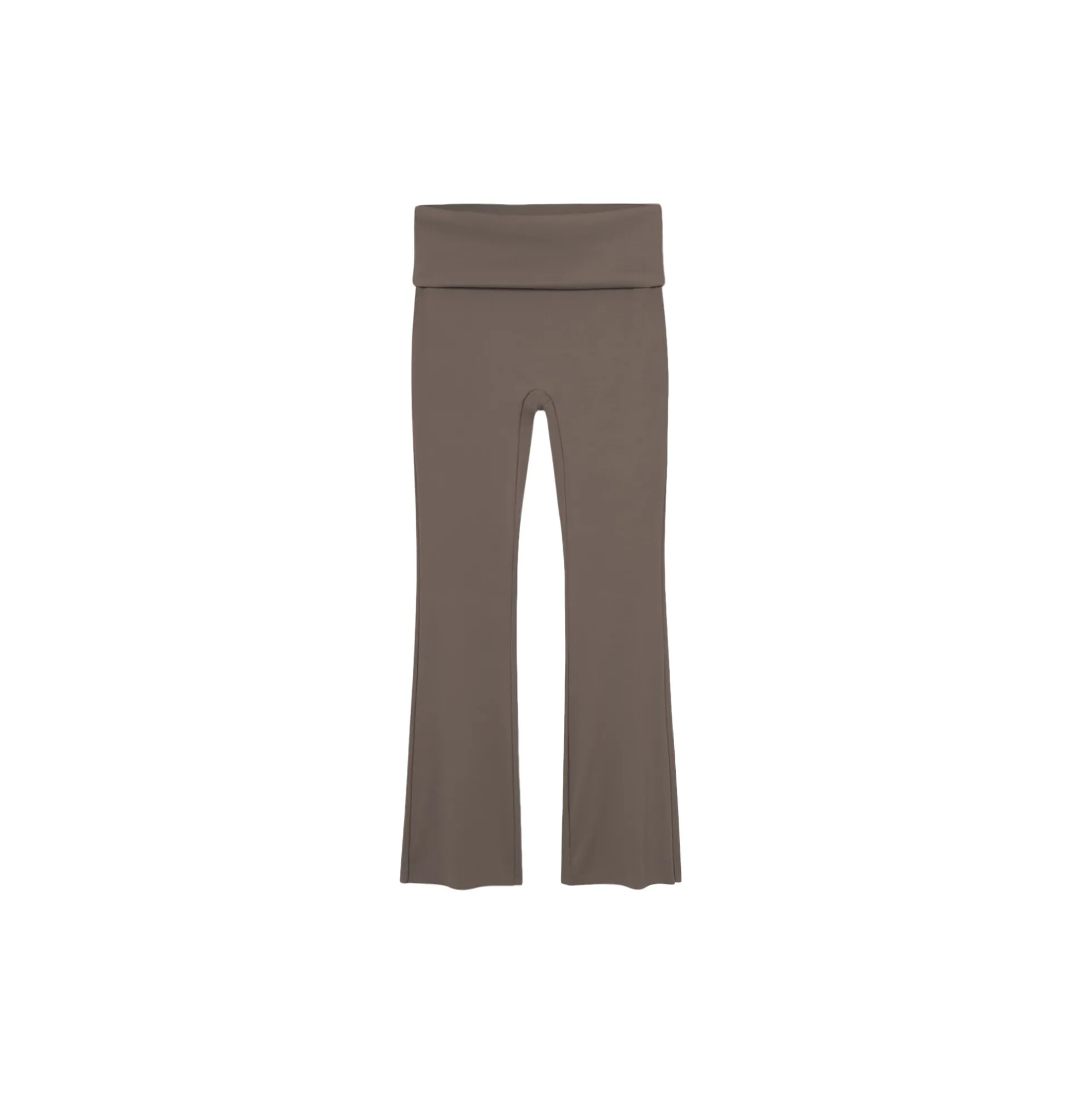 Butter Soft Flare Tights All day, dark brown