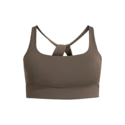 Butter Soft Sports Bra Seinna, dark brown