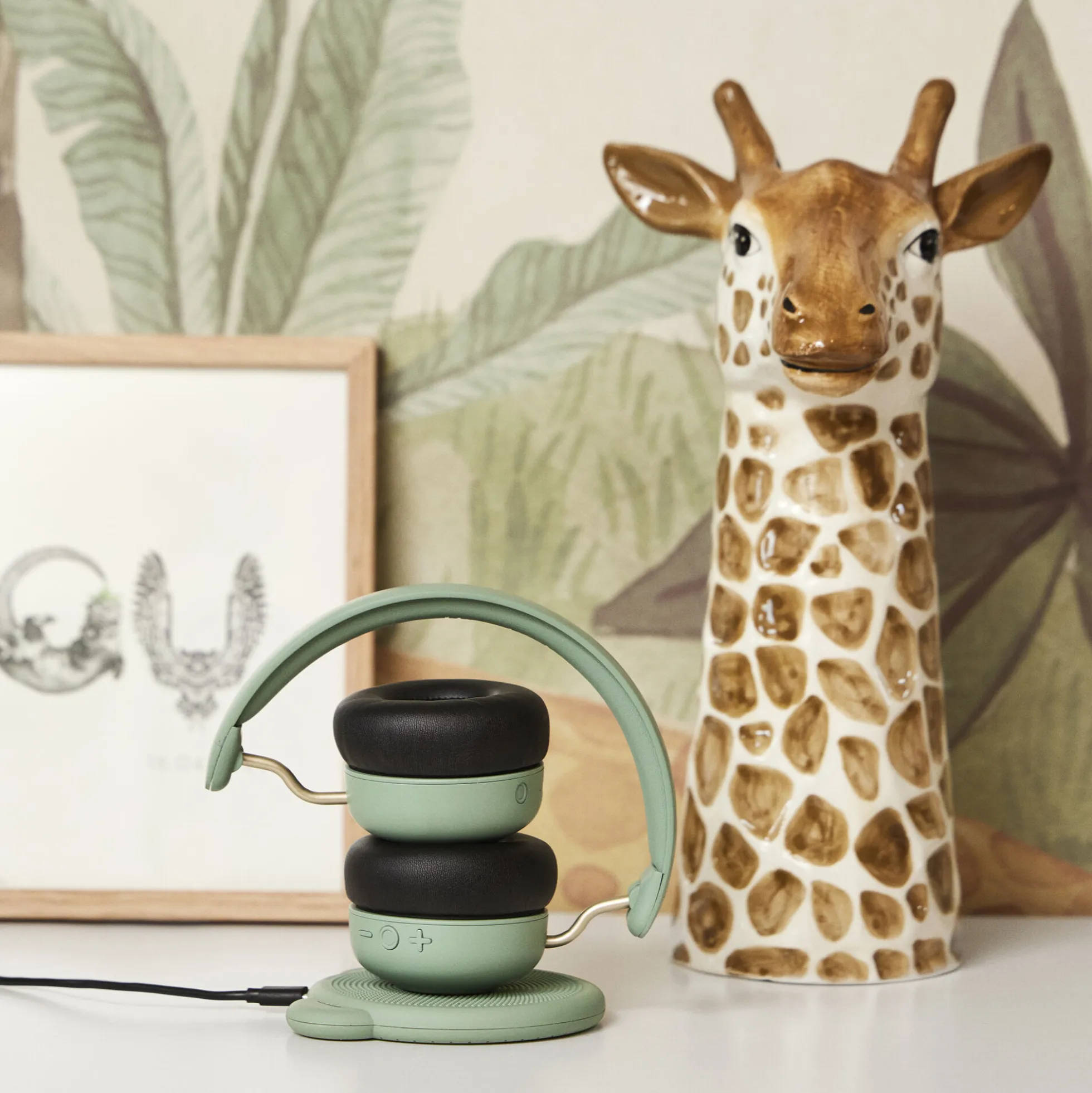Buzz Safe Audio ANC høretelefoner, dusty green