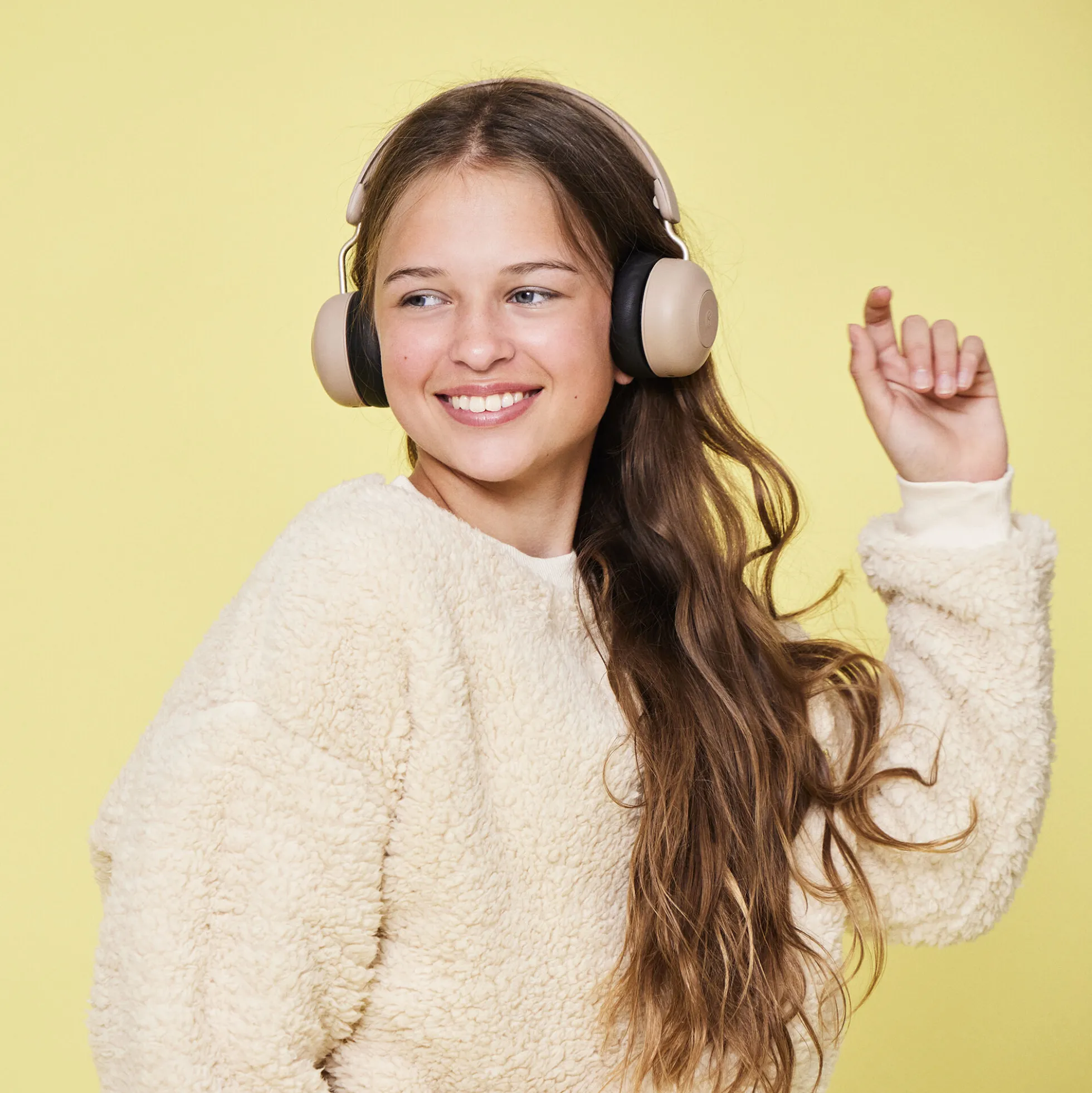Buzz Safe Audio ANC høretelefoner, ivory sand