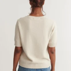 Cady SS O-neck, natural melange