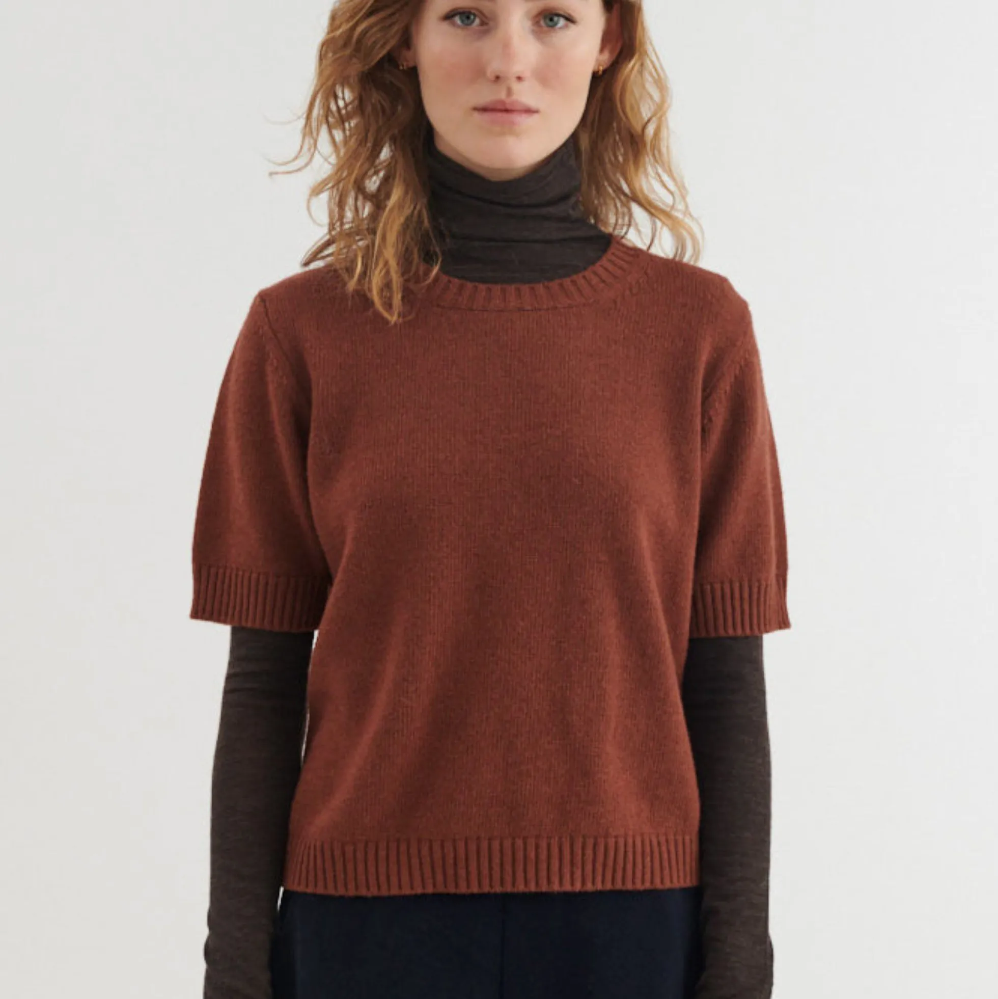 Cady SS O-neck, tortoise shell