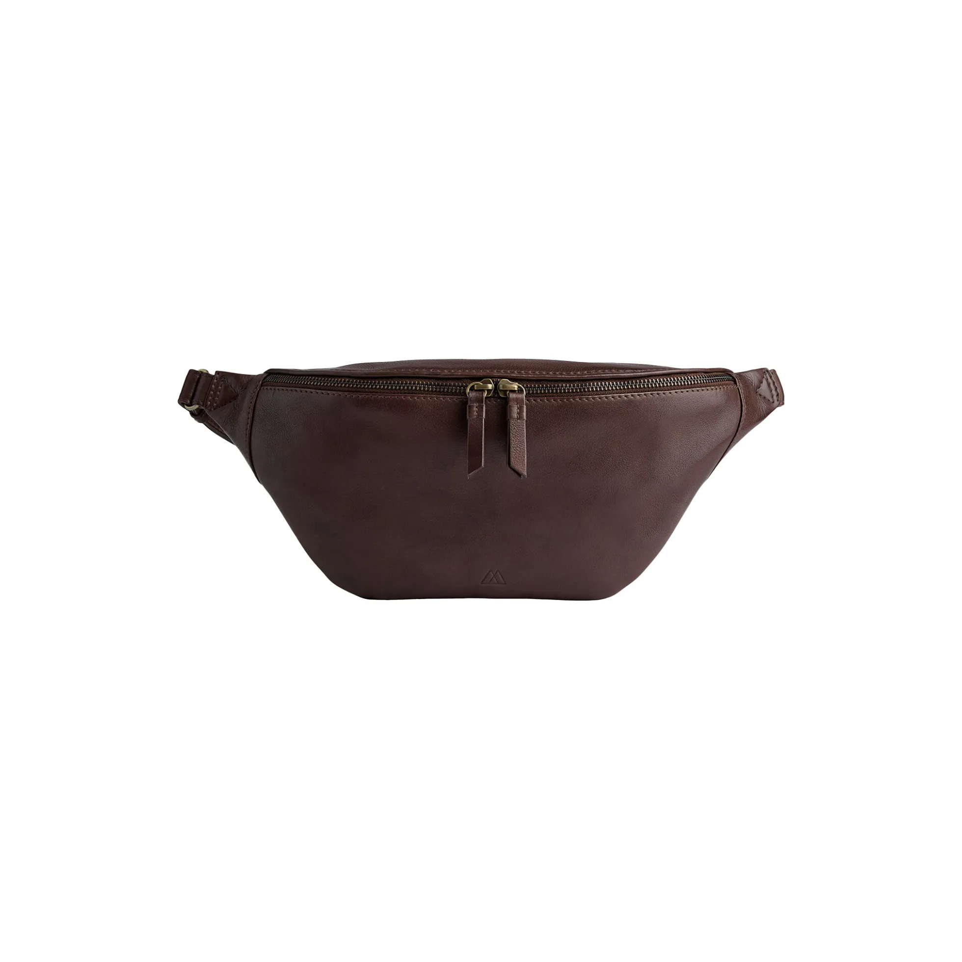 CamdenMBG Bum Bag Soft Vintage, chocolate brown w/br. gold