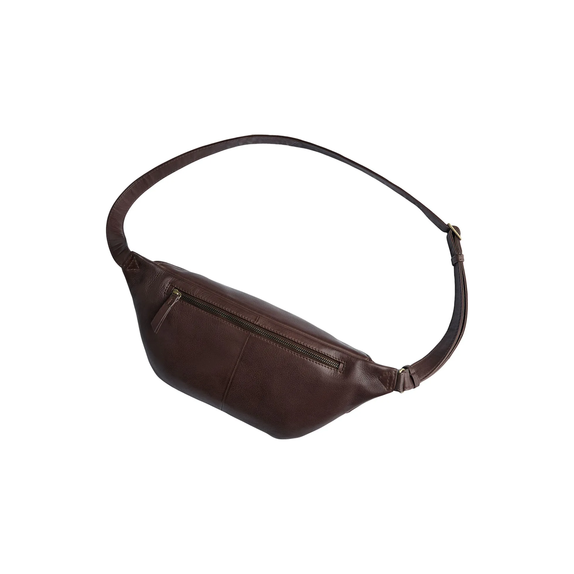 CamdenMBG Bum Bag Soft Vintage, chocolate brown w/br. gold