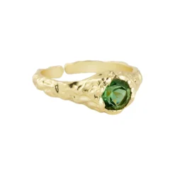 Cammi Ring, oily green