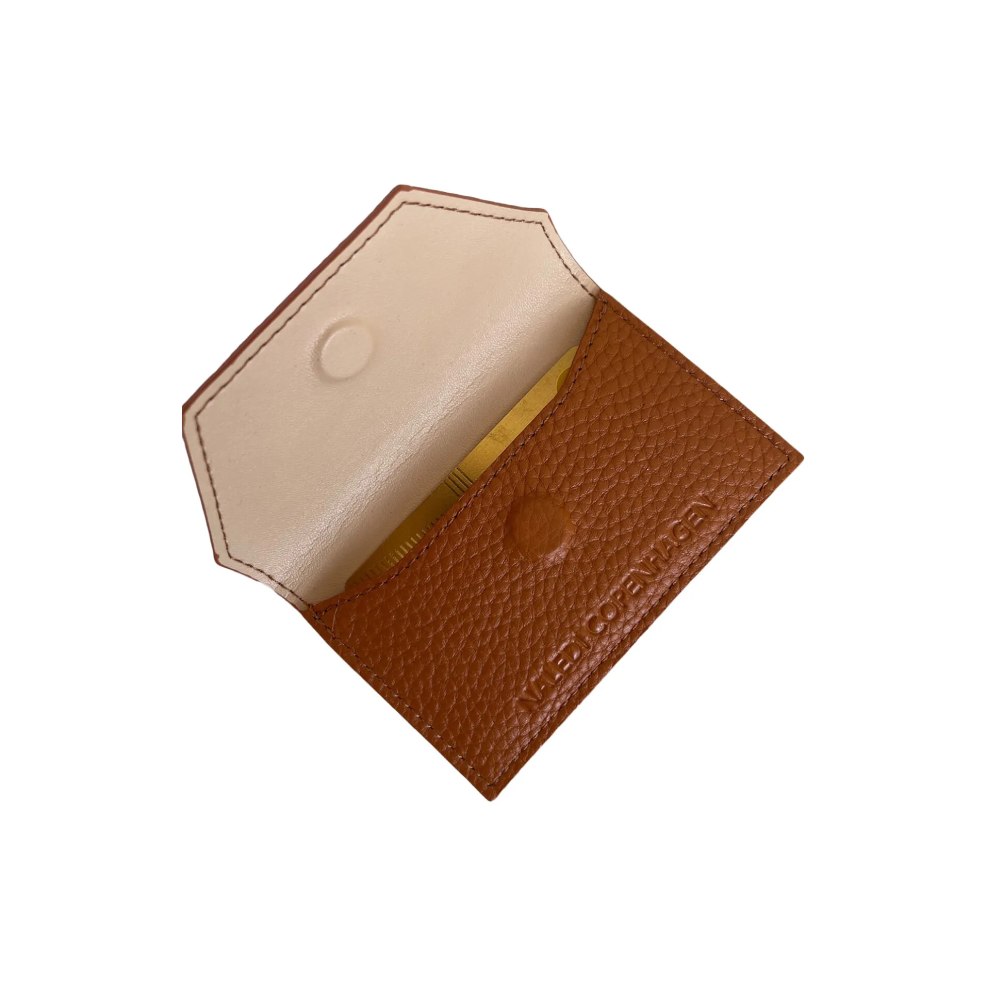 Card Holder, cognac