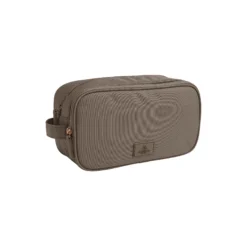 CareMBG Toiletry Bag Recycled, walnut w/gold