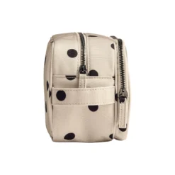 CareMBG Toiletry Bag Recycled, polka dot, creme