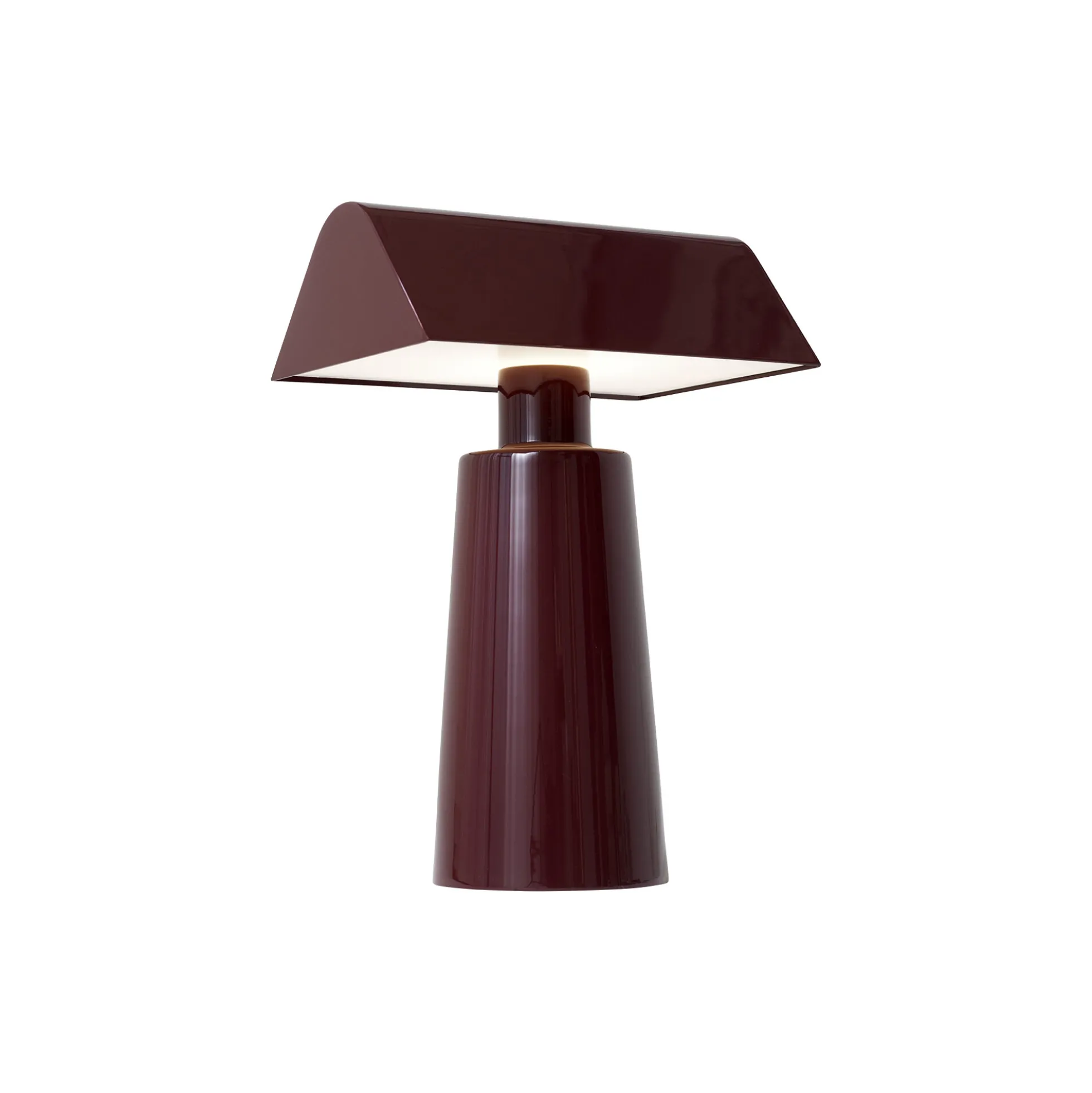 Caret MF1 Portable bordlampe, dark burgundy