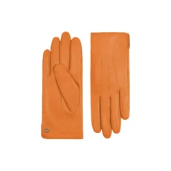 Carla læderhandske, apricot
