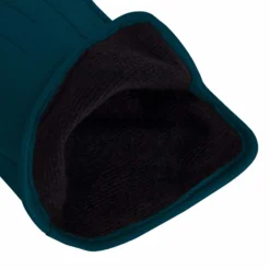 Carla læderhandske, teal