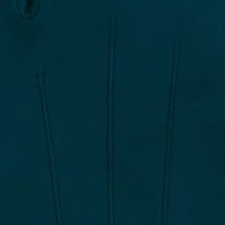 Carla læderhandske, teal