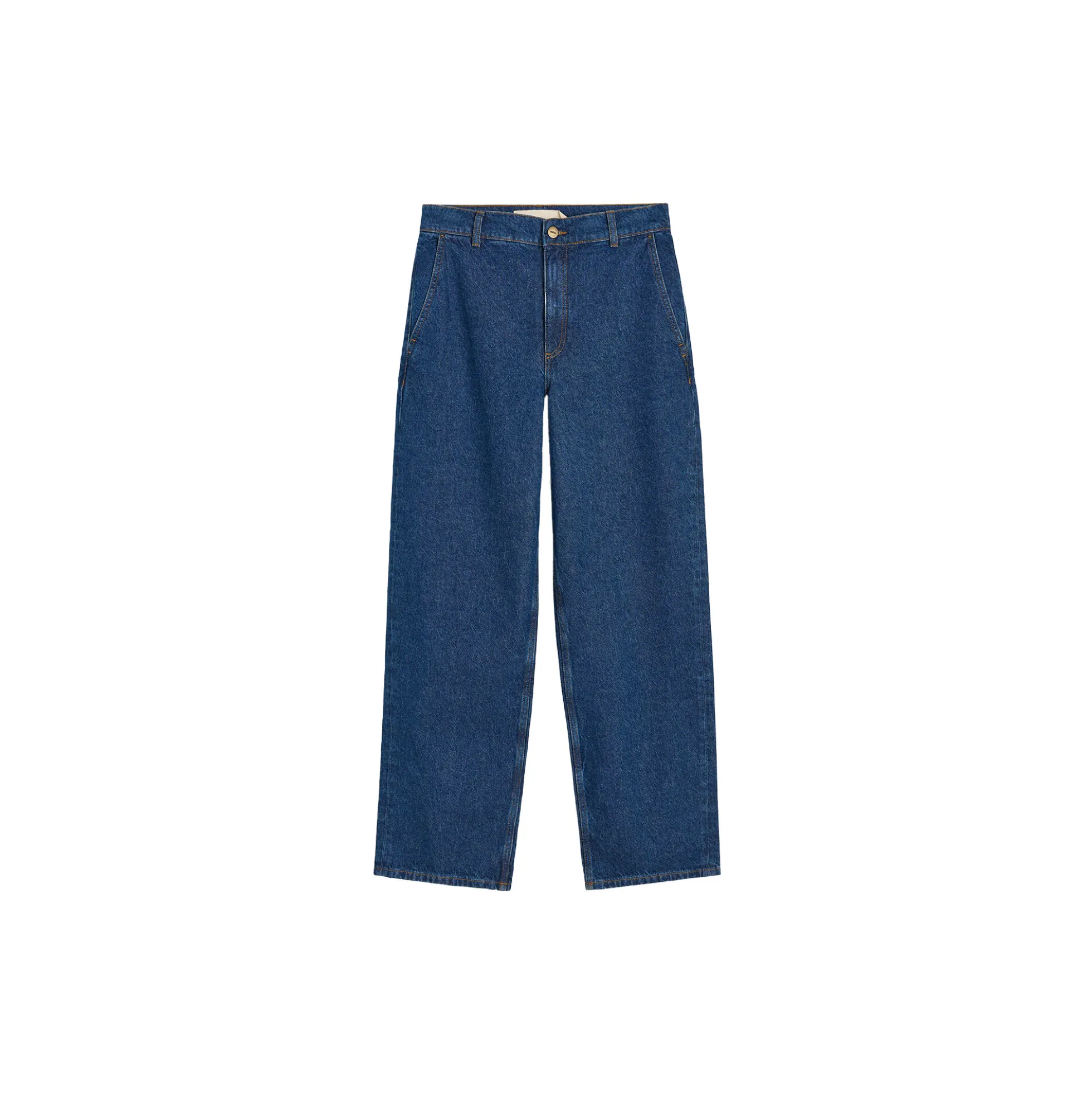 Carlo Midwaist Wide Jeans I, mid blue