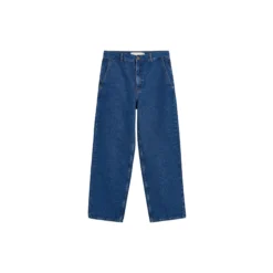 Carlo Midwaist Wide Jeans, mid blue