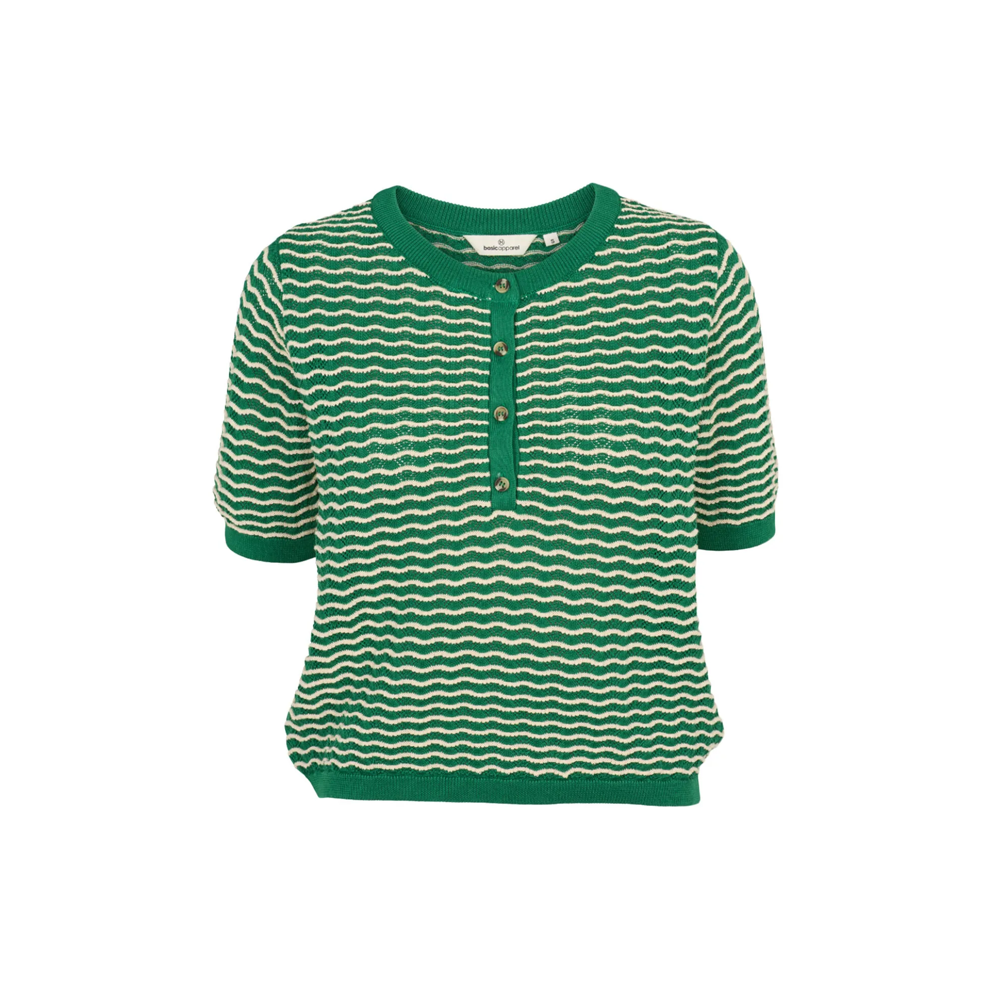 Cashi Granddad Pullover, abundant green/birch