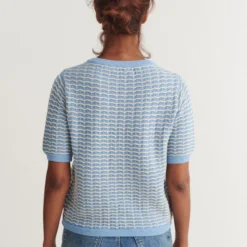 Cashi Granddad Pullover, dutch canal/birch