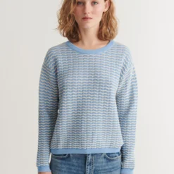 Cashi Pullover, dutch canal/birch