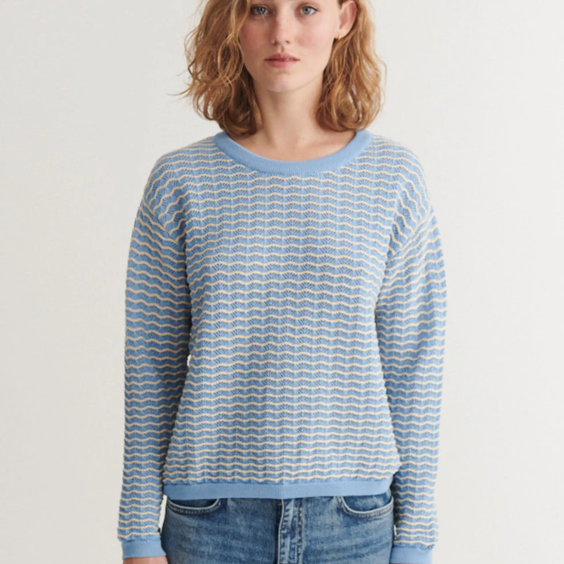 Cashi Pullover, dutch canal/birch