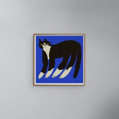 Cat in Blue