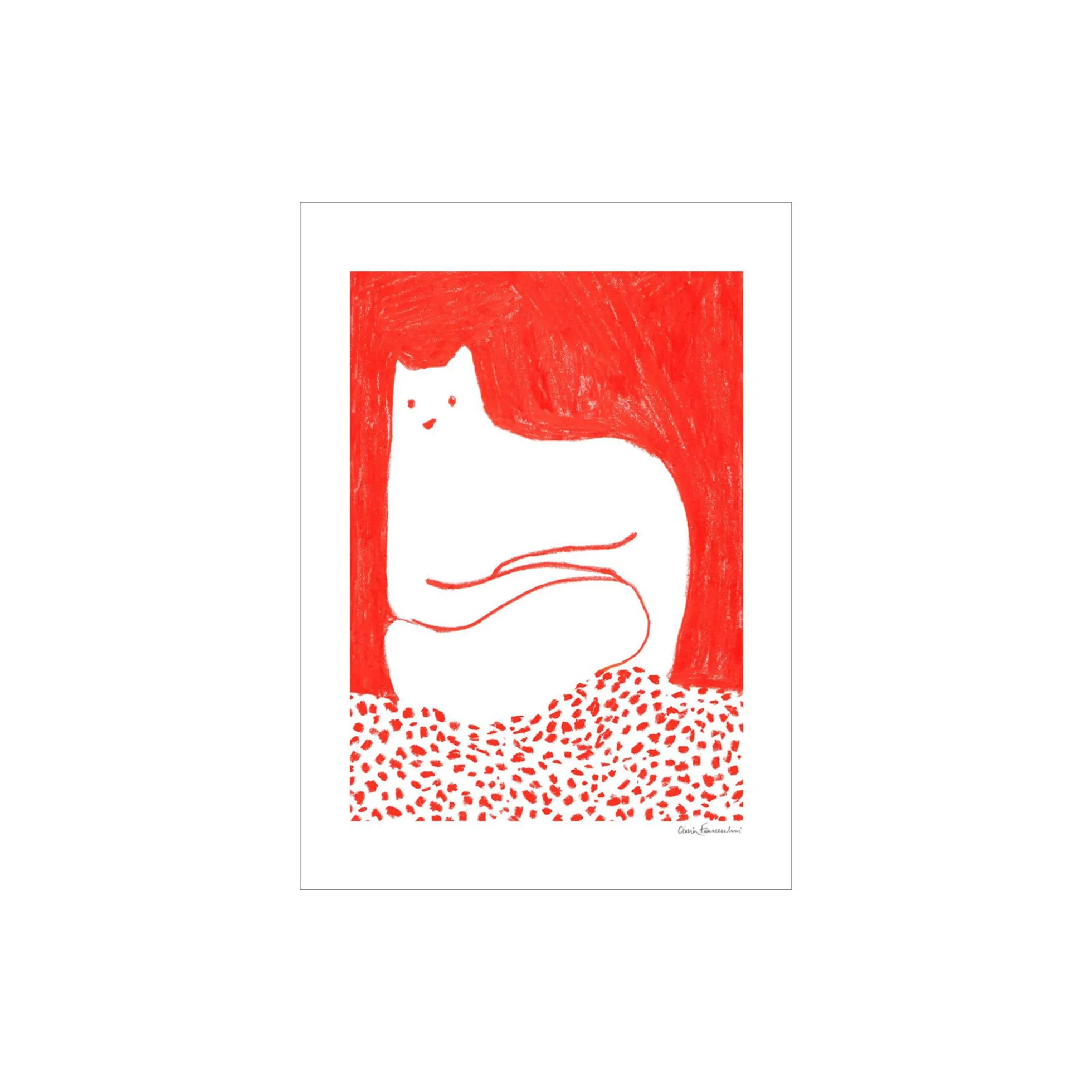 Cat in Red