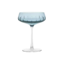 Champagne Coupe Single Cut, blue