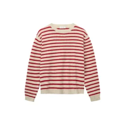 Charlie striktrøje, red creme