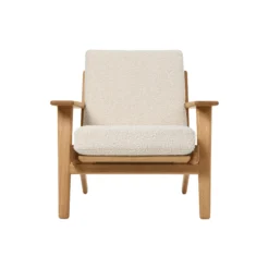 CH290 loungestol, 1501 eggshell/olieret eg