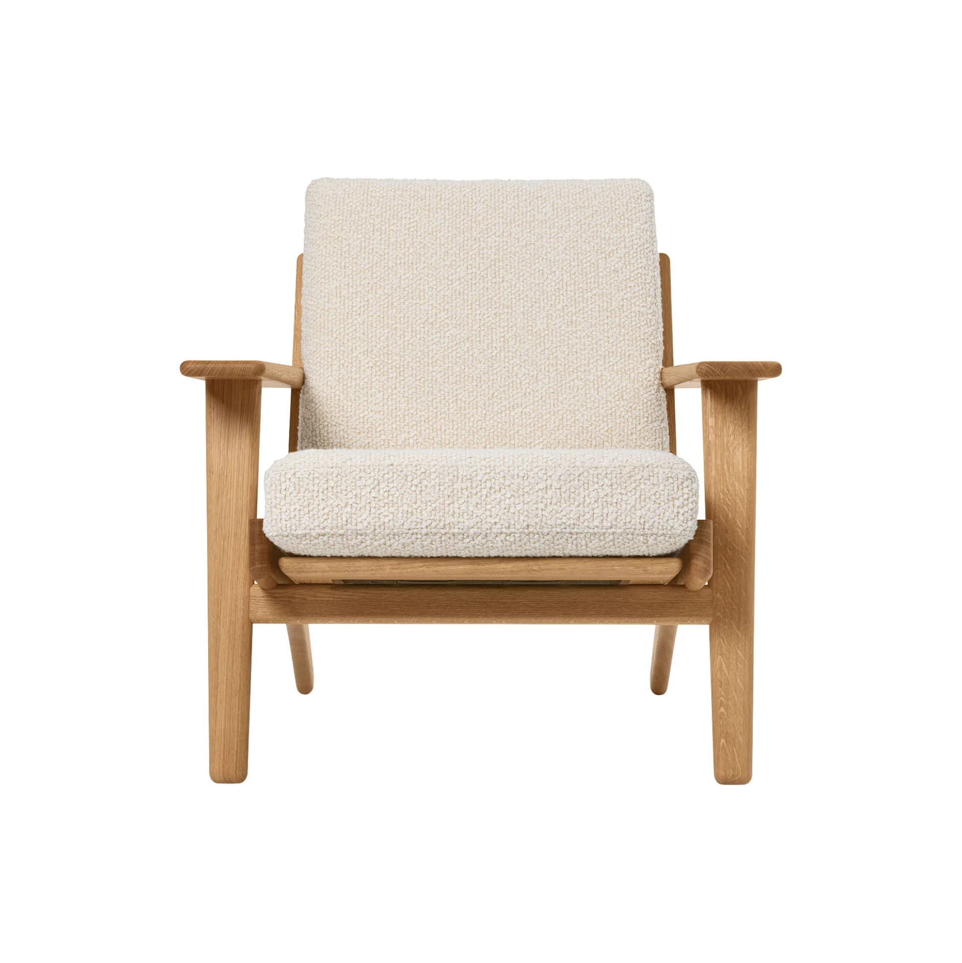 CH290 loungestol, 1501 eggshell/olieret eg