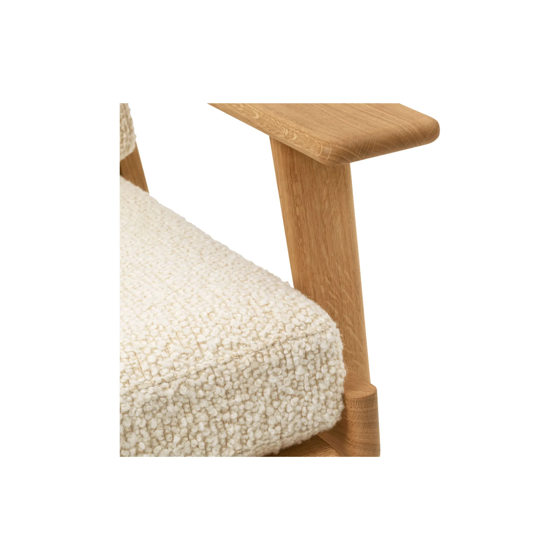 CH290 loungestol, 1501 eggshell/olieret eg
