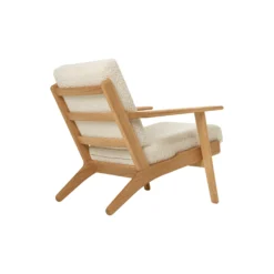 CH290 loungestol, 1501 eggshell/olieret eg