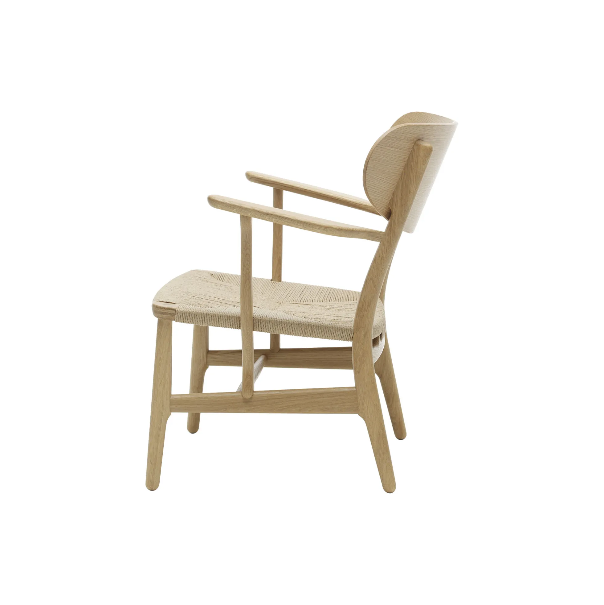 CH22 loungestol, olieret eg/natur