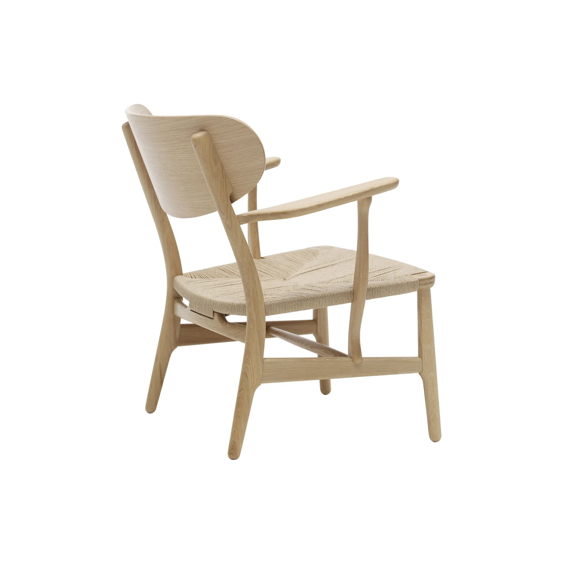 CH22 loungestol, olieret eg/natur